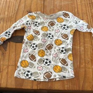 Long sleeve sleep shirt, 12 months